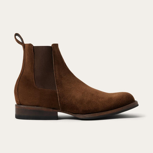 Men Chukka Stetson Suede Beat Chelsea Boot Brown