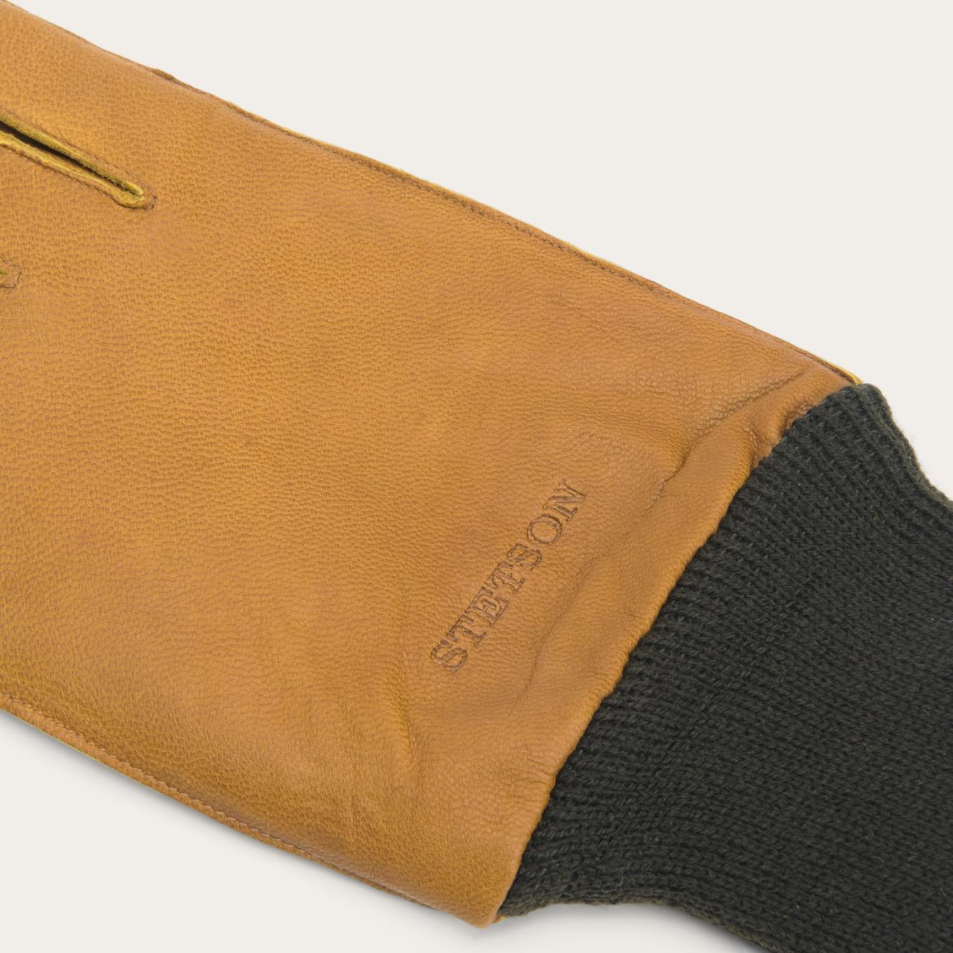 Men Gloves Stetson Nappa Gloves Beige