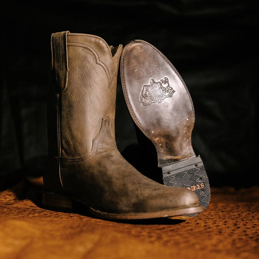 Men Ropers Stetson Cassidy Roper Boots Brown