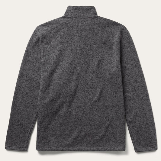 Men Sweaters & Hoodies Stetson Button-Front Grey Pullover Knit Sweater Grey