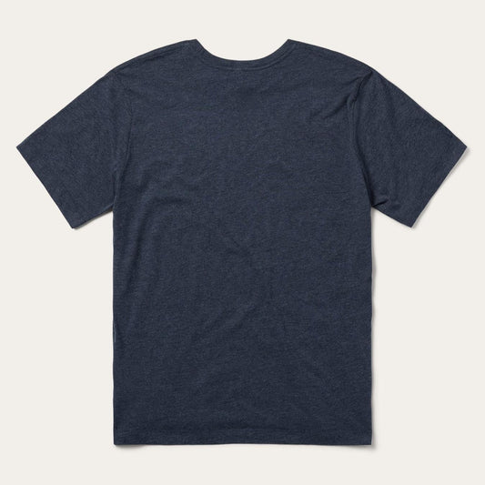 Men Tees Stetson Bronco Rider Graphic Tee Blue
