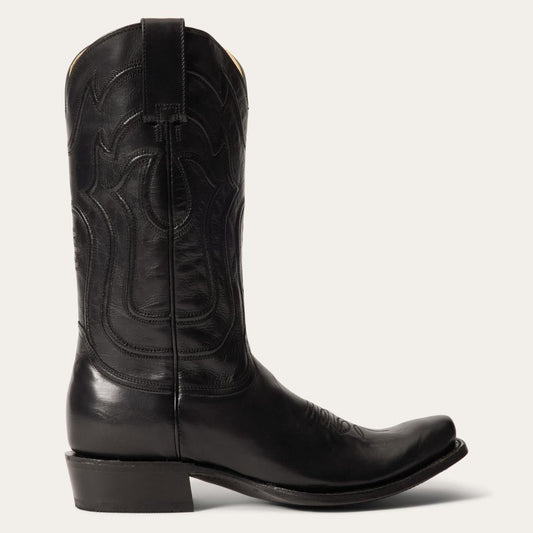 Men Western Stetson Garrett Boots Black