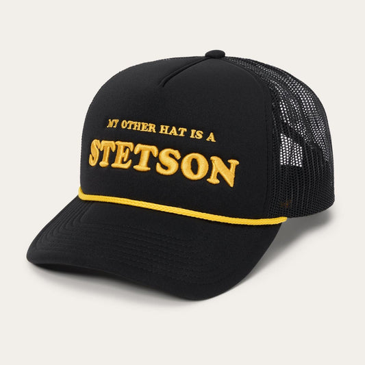 Men/Women Caps & Truckers Stetson My Other Hat Is A Stetson Trucker Cap Black