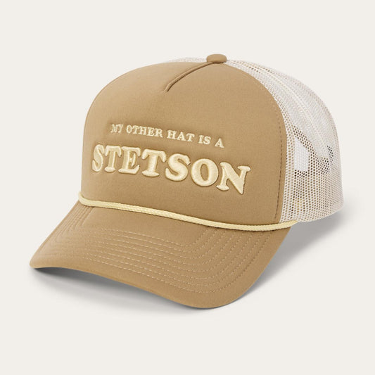 Men/Women Caps & Truckers Stetson My Other Hat Is A Stetson Trucker Cap Tan