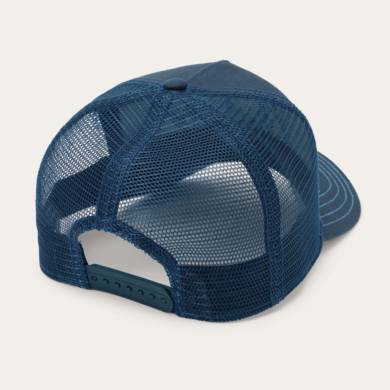 Men/Women Caps & Truckers Stetson Navy Embroidered 1865 Trucker Cap Navy