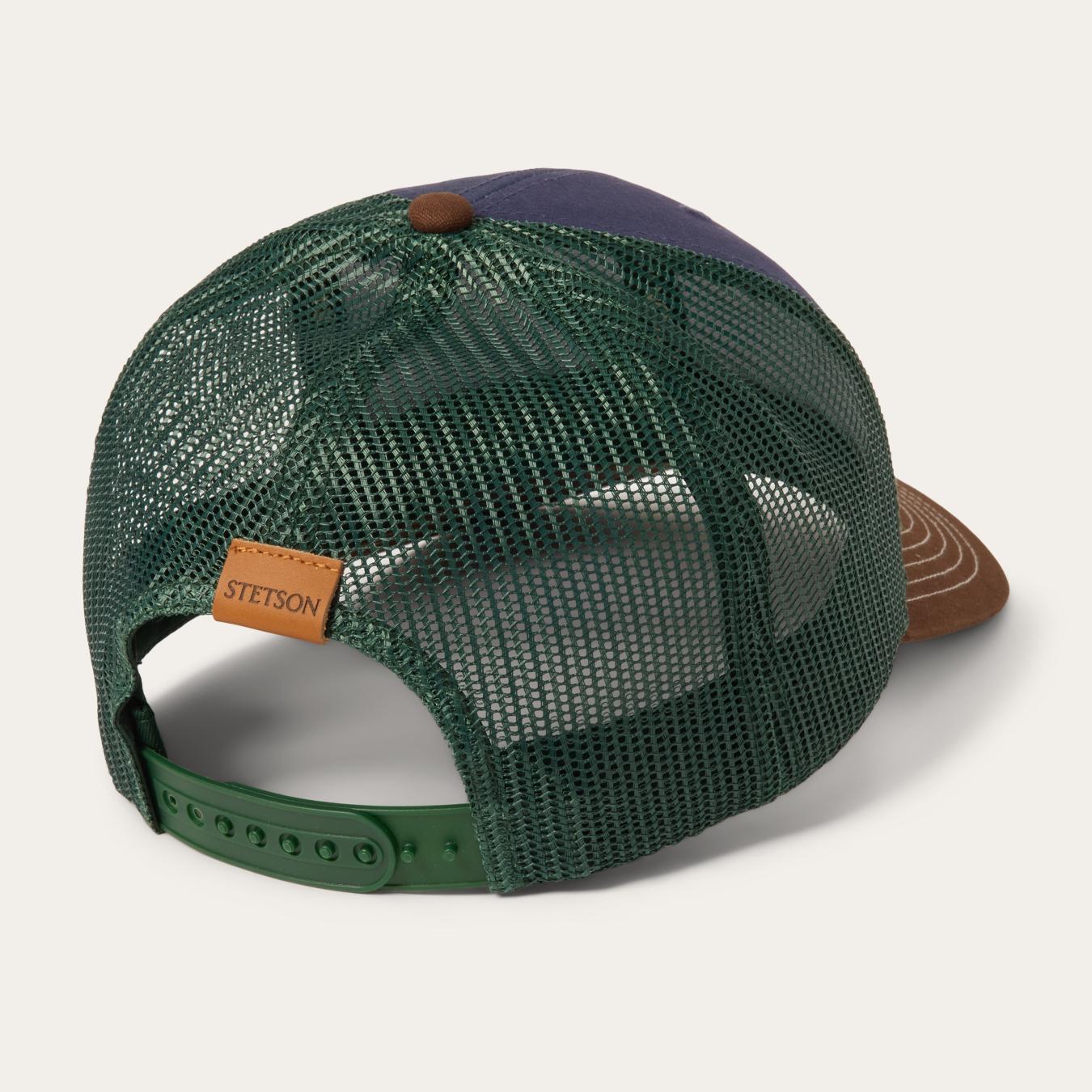 Men/Women Caps & Truckers Stetson Navy Heritage Script Trucker Cap Navy