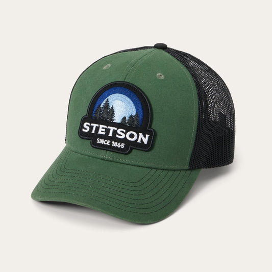 Men/Women Caps & Truckers Stetson Olive Sunset Trucker Cap Olive
