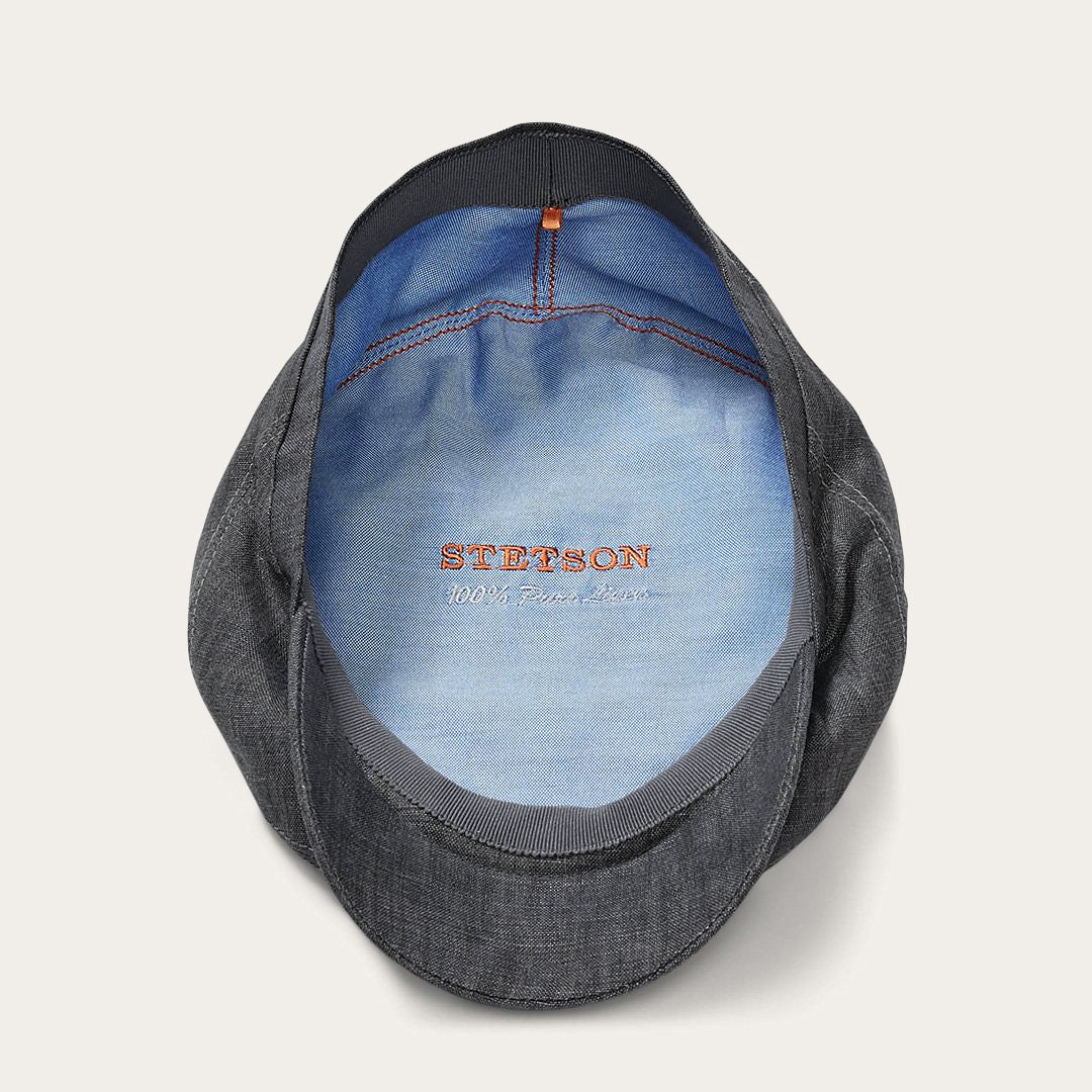 Men/Women Caps & Truckers Stetson Premium Linen Driver Cap Denim Grey