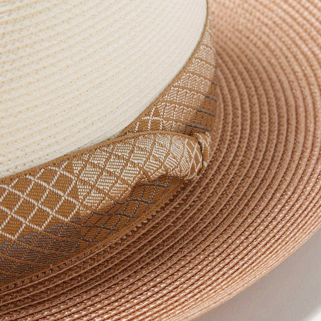 Men/Women Fedora Stetson Andover Milan Fedora Ivory Cognac