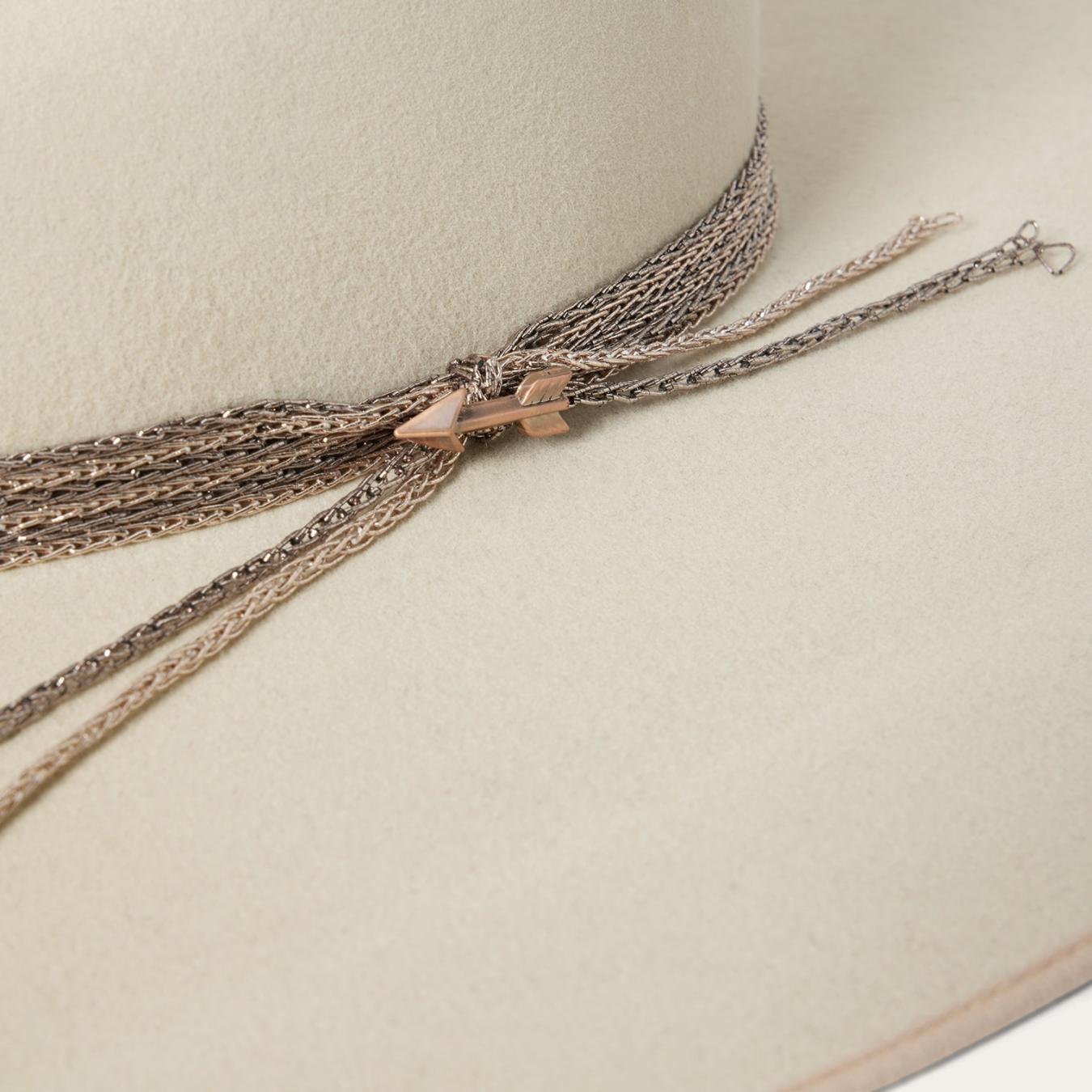 Men/Women Fedora Stetson Hardrock Bone