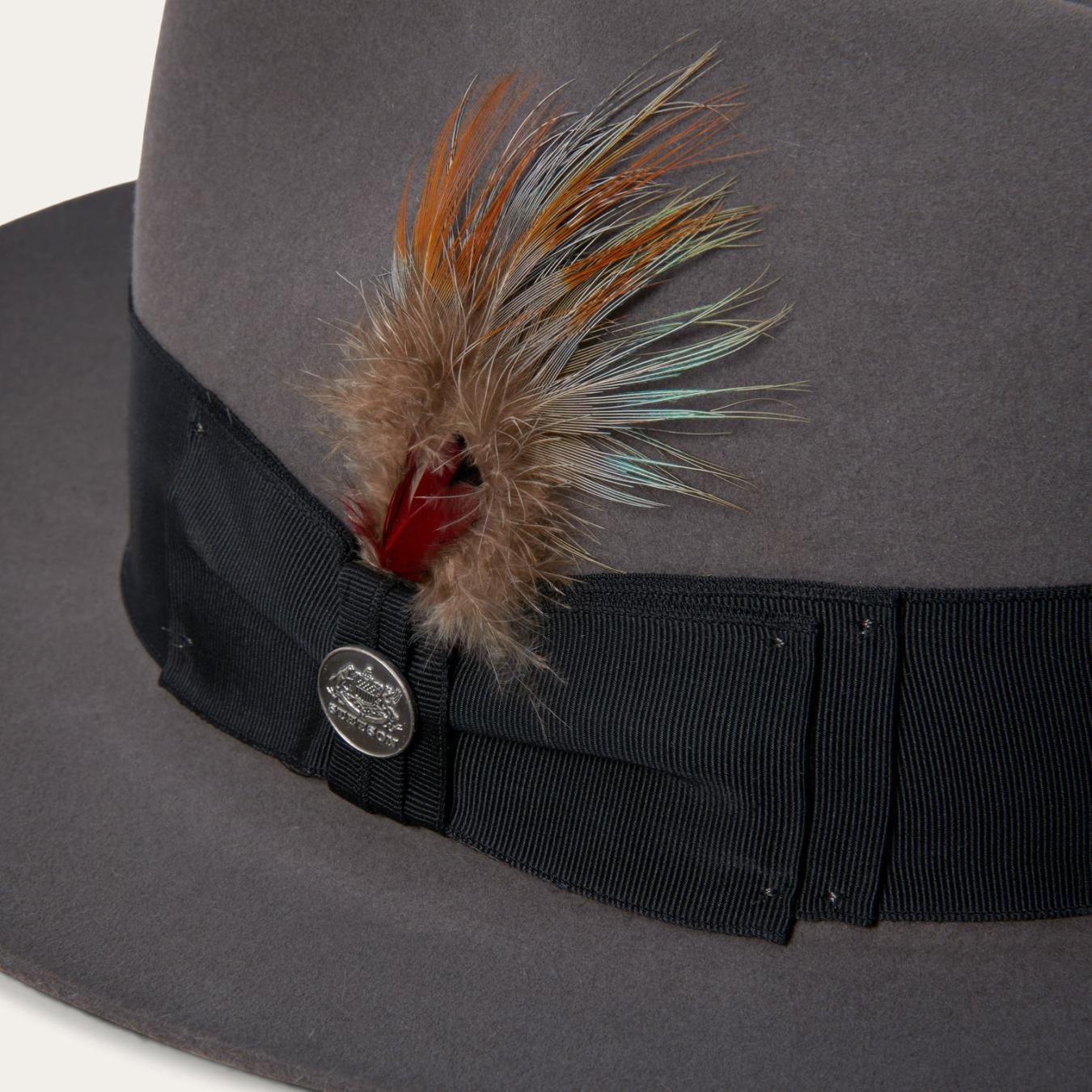 Men/Women Fedora Stetson Temple Fedora Caribou
