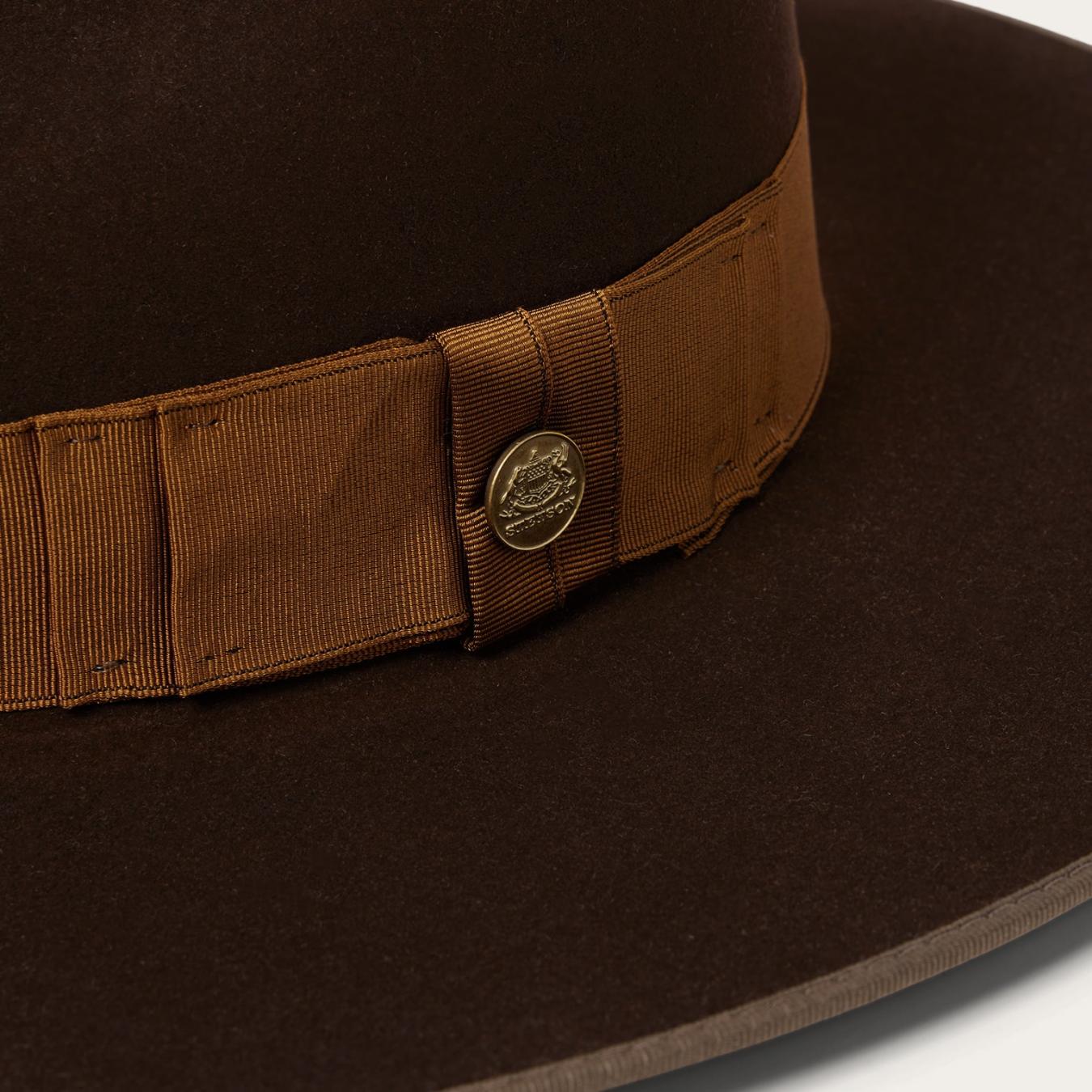 Men/Women Fedora Stetson Tri-City Fedora Chocolate