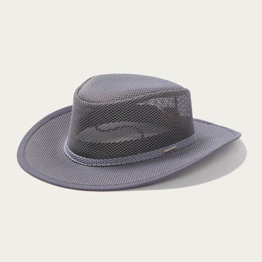 Men/Women Outdoor Stetson Grand Canyon Mesh Safari Hat Charcoal