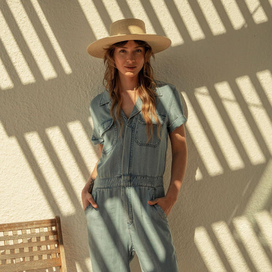 Men/Women Outdoor Stetson Highlands Straw Hat Natural