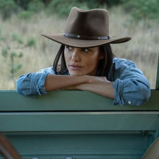 Men/Women Outdoor Stetson Mountain Sky Crushable Outdoor Hat Acorn