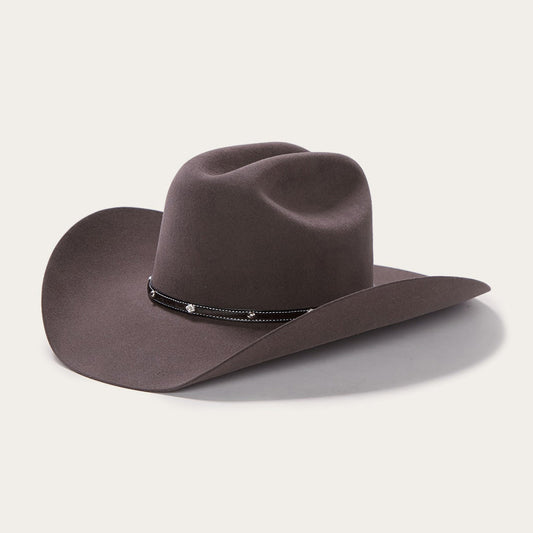 Men/Women Western Stetson Angus 6X Cowboy Hat Granite