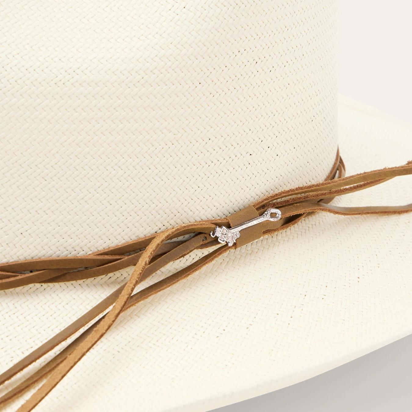 Men/Women Western Stetson Gus 10X Straw Cowboy Hat Natural
