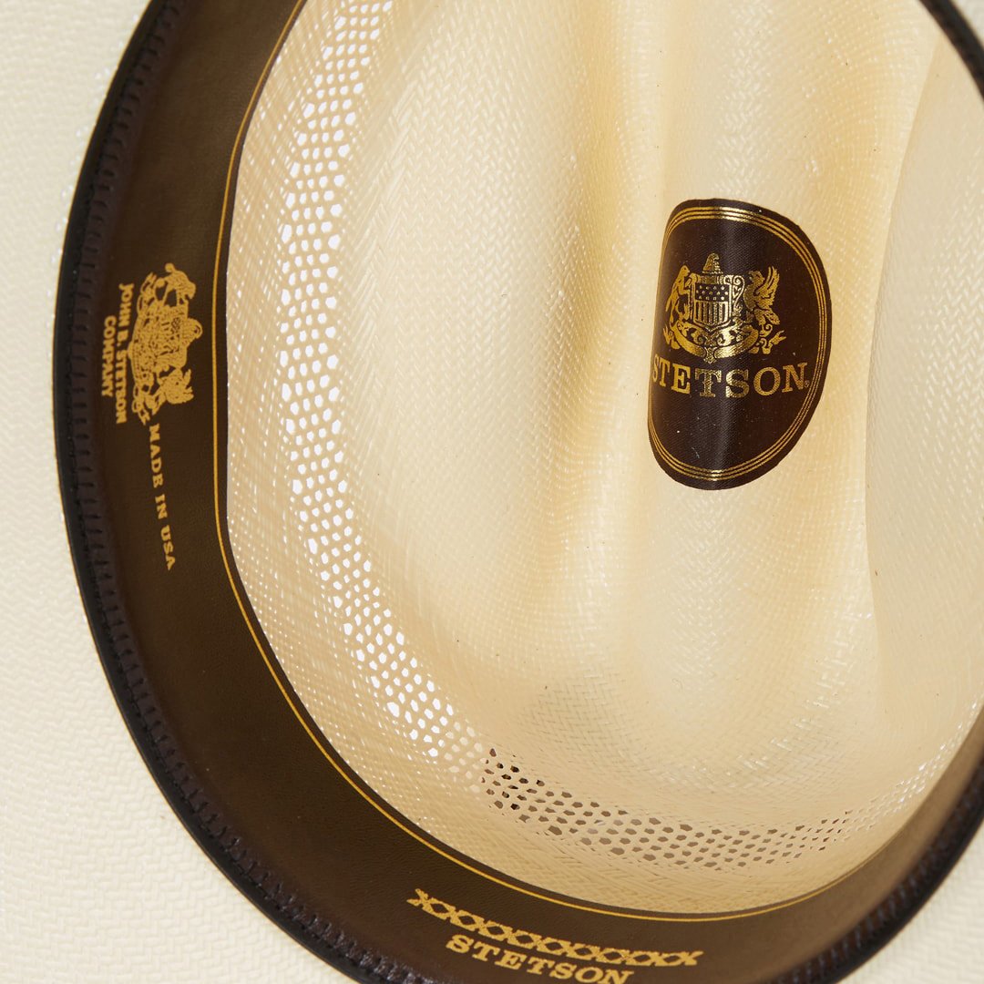 Men/Women Western Stetson Lobo 10X Straw Cowboy Hat Natural