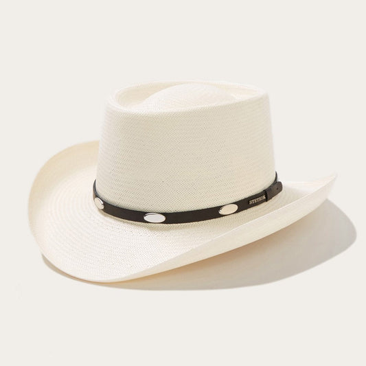 Men/Women Western Stetson Royal Flush 10X Straw Cowboy Hat Natural