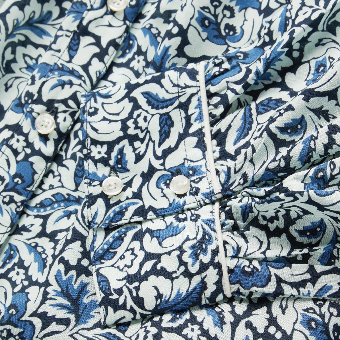 Women Blouses Stetson Indigo Tapestry Print Blouse Blue
