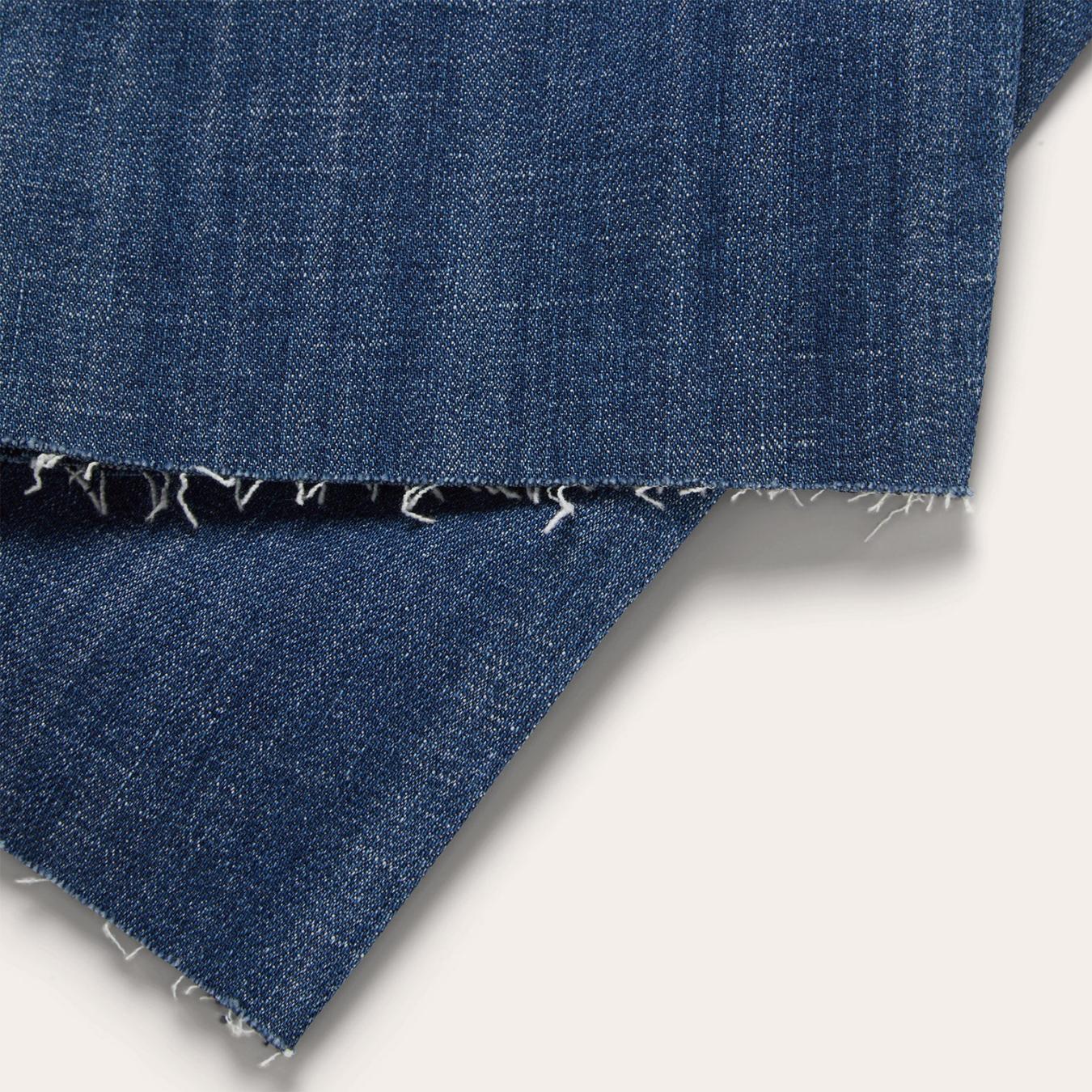 Women Denim Stetson 915 High Rise Straight Fit Crop Jeans Blue
