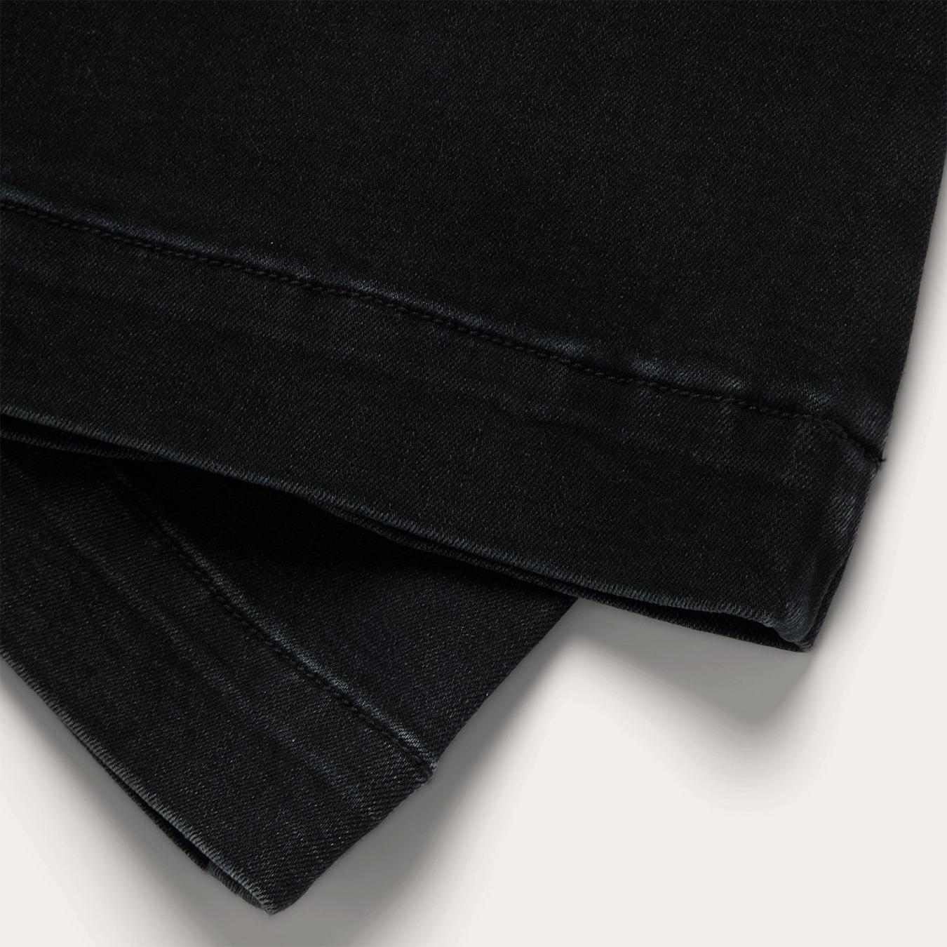 Women Denim Stetson 921 High Rise Flare Jeans Black