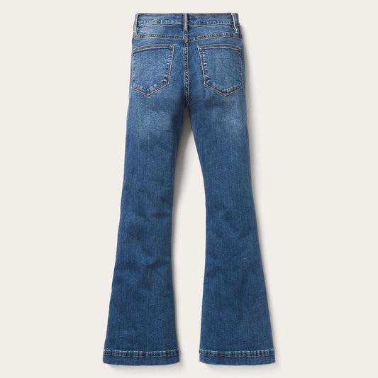Women Denim Stetson High Waist Flare Jean Blue