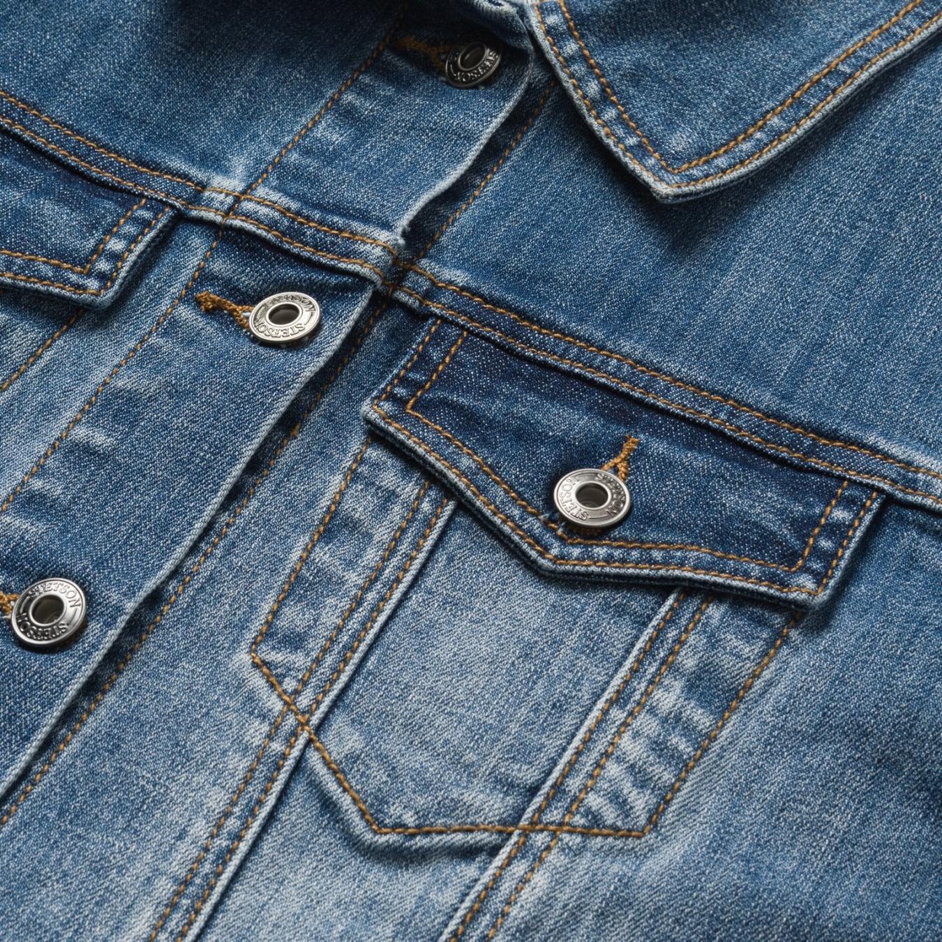Women Jackets Stetson Stetson Stretch Denim Jacket Blue
