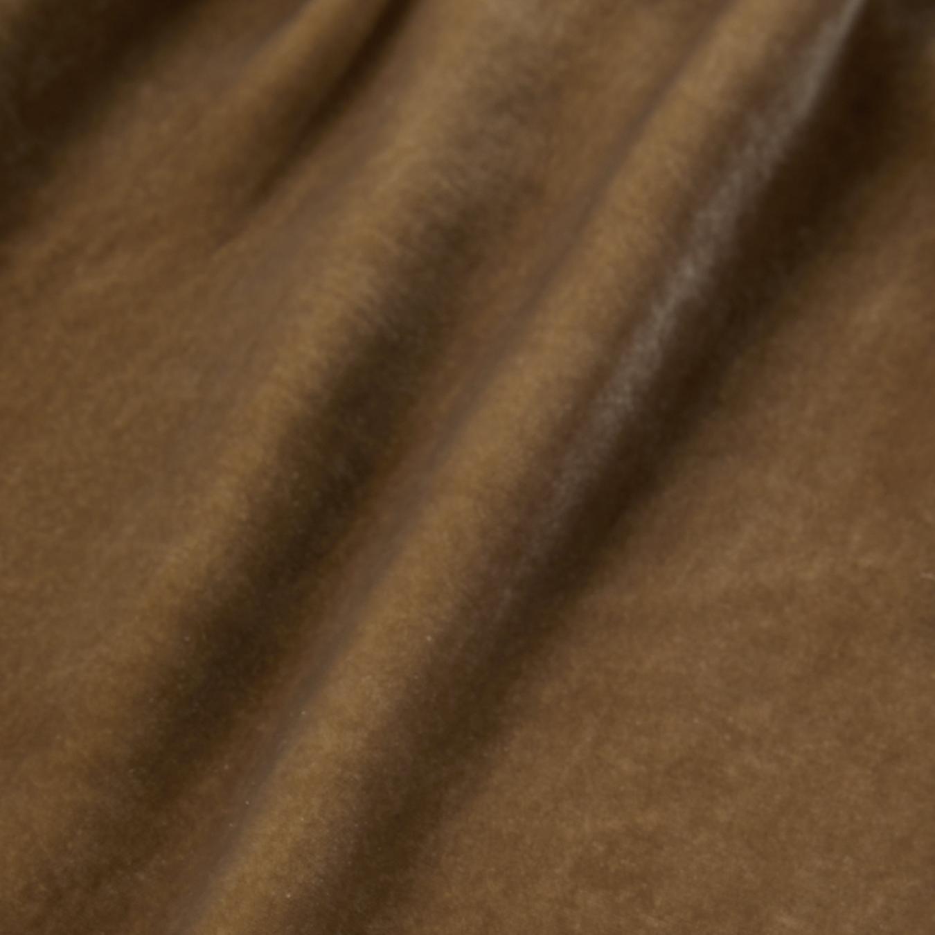 Women Mini Stetson Khaki Velvet Babydoll Dress Copper