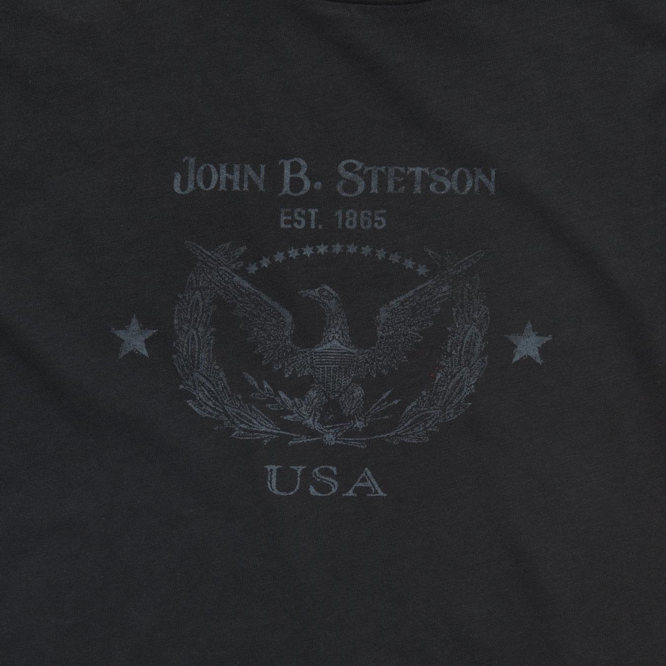 Women Tees Stetson John B. Stetson Eagle Graphic Tee Black