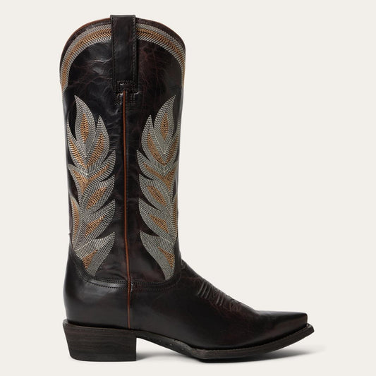 Women Western Stetson Calista Boots Brown