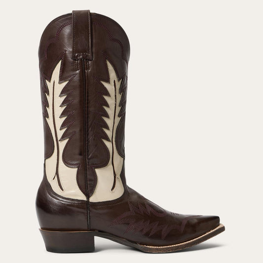 Women Western Stetson Jess Boots Brown