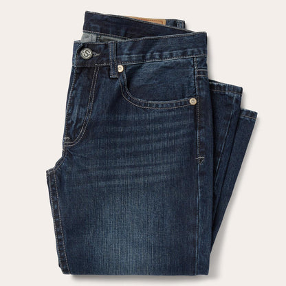Men Boot Cut Stetson 1014 Rocker Fit Jean Blue