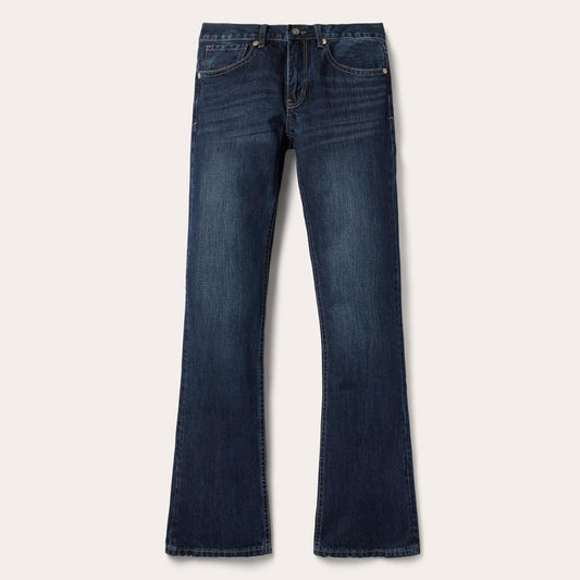 Men Boot Cut Stetson 1014 Rocker Fit Jean Blue