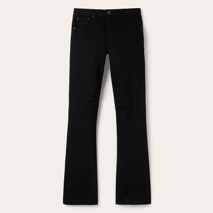 Men Boot Cut Stetson 1120 Slim Fit Standard Straight Leg Jean Black