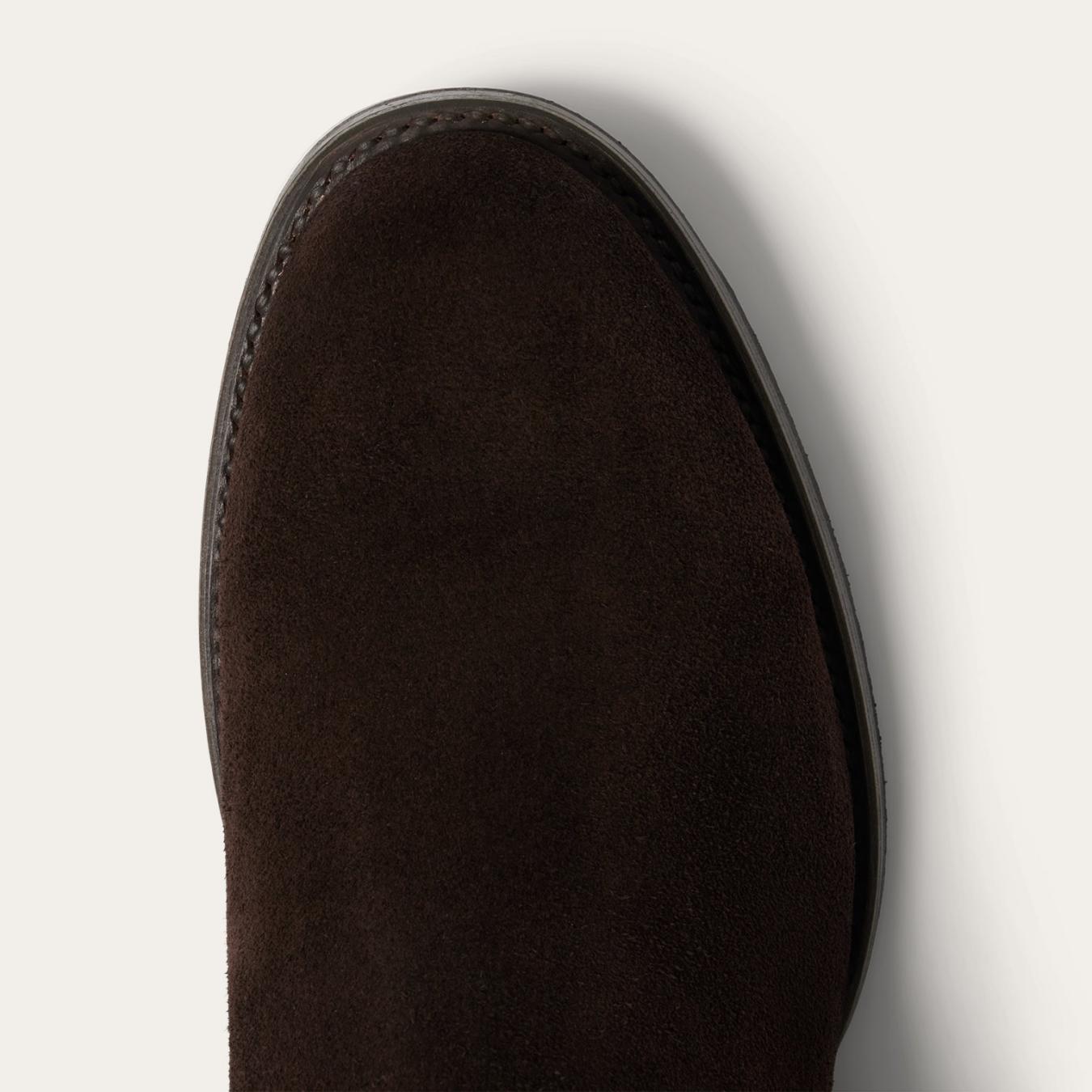 Men Chukka Stetson Suede Beat Chelsea Boot Dark Brown