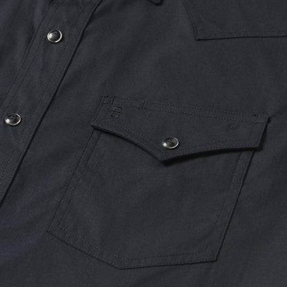 Men Classic Cut Stetson Classic Western Shirt In Black Black
