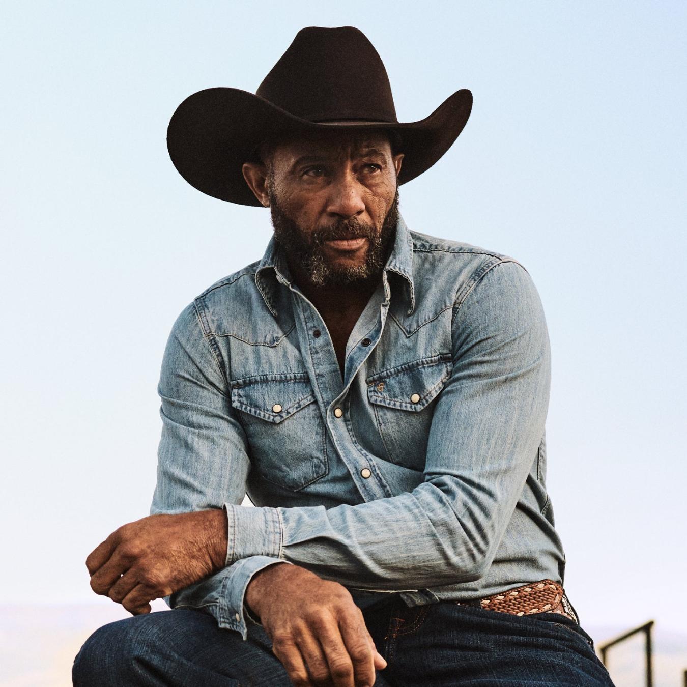 Men Denim Shirts Stetson Long-Sleeved Denim Shirt Blue