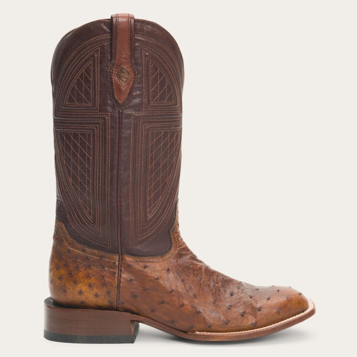 Men Exotics Stetson Jackson Boots Brown