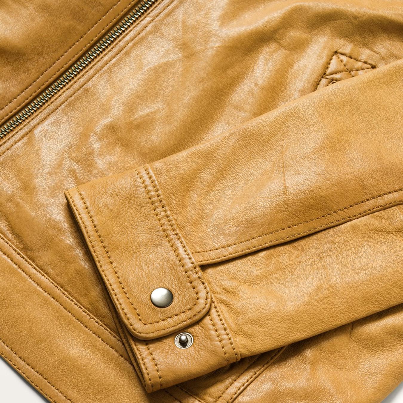 Men Jackets Stetson Butter Soft Distressed Leather Jacket Brown