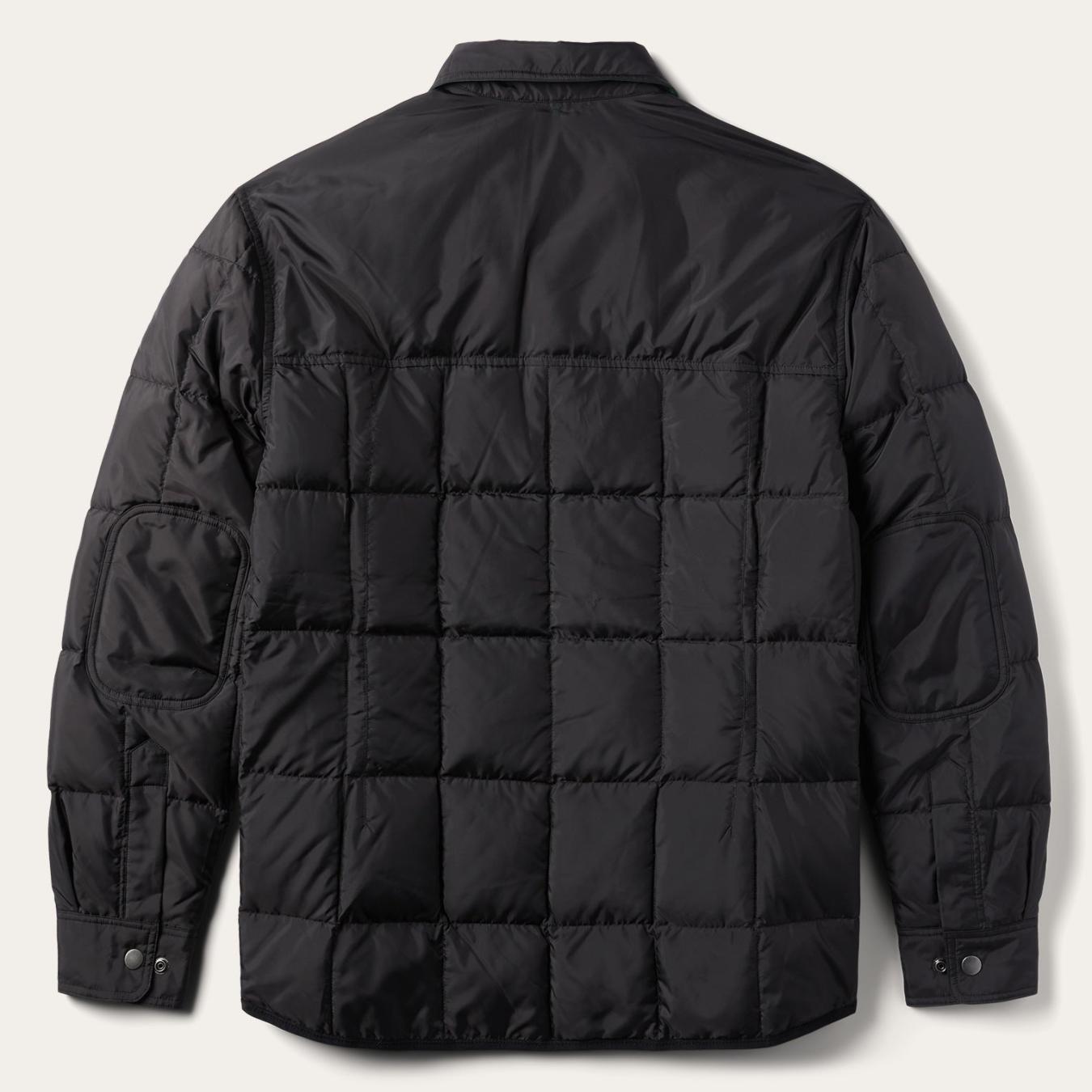 Men Jackets Stetson Crushable Black Parachute Jacket Black