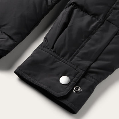 Men Jackets Stetson Crushable Black Parachute Jacket Black