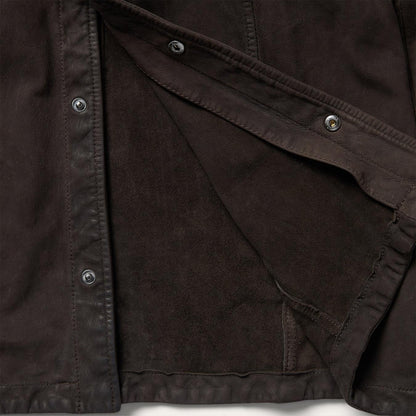 Men Jackets Stetson Leather Western Shirt Jacket Brown