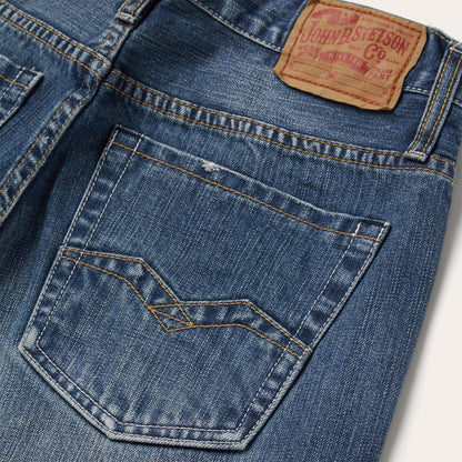 Men Modern Cut Stetson 1312 Modern Fit Jean Blue