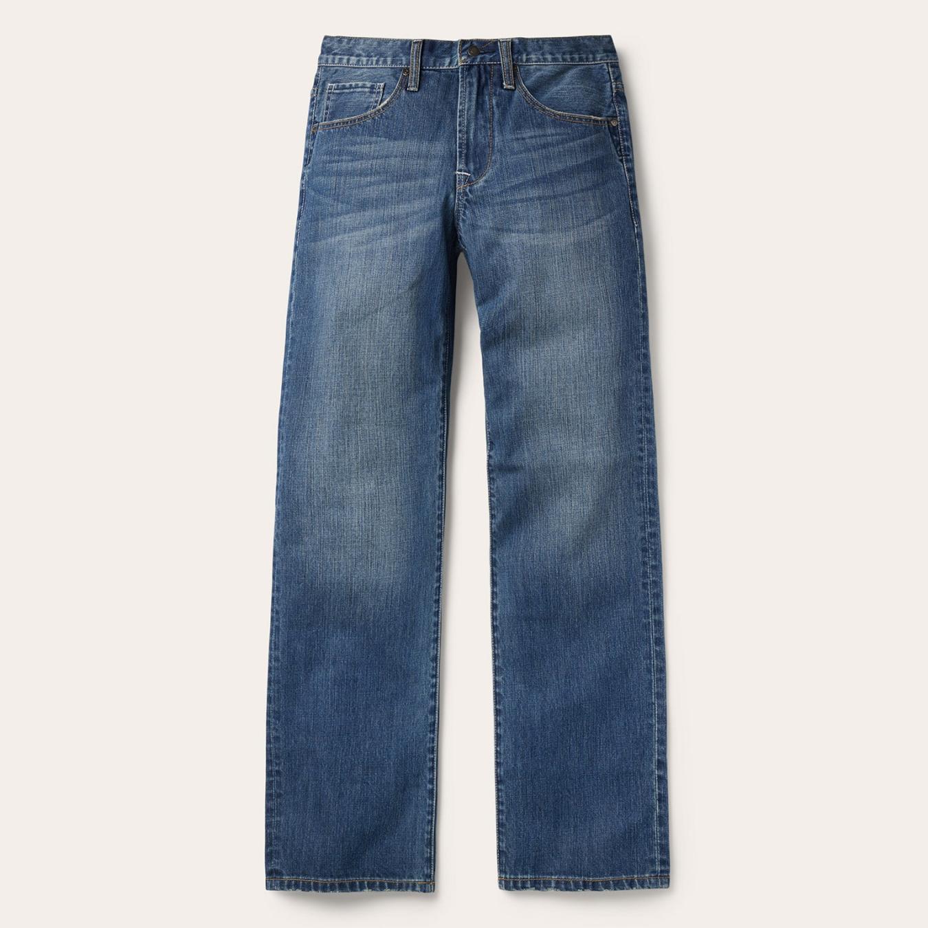Men Modern Cut Stetson 1312 Modern Fit Jean Blue