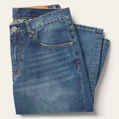 Men Modern Cut Stetson 1312 Modern Fit Jeans Blue