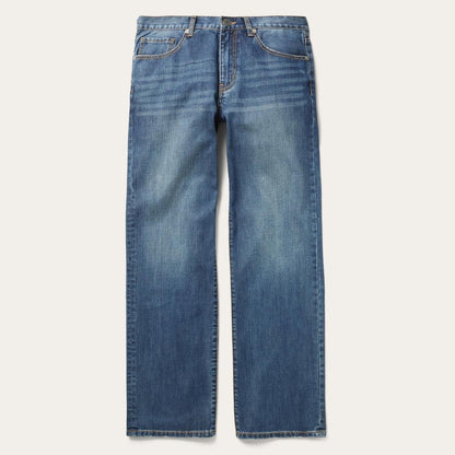 Men Modern Cut Stetson 1312 Modern Fit Jeans Blue