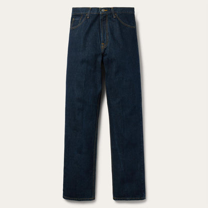 Men Modern Cut Stetson 1520 Fit Standard Straight Leg Jean Blue
