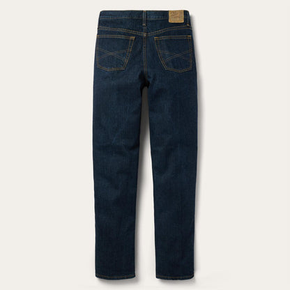 Men Modern Cut Stetson 1520 Fit Standard Straight Leg Jean Blue