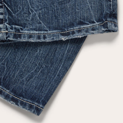 Men Modern Cut Stetson 1520 Fit Standard Straight Leg Jean Blue